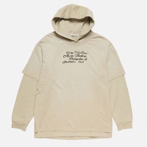 Acne Studios Layered Sweatshirt Faded Beige